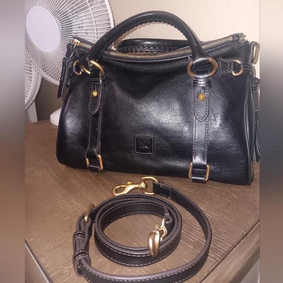 Dooney Bourke Florentine Satchel Black - Picture 1 of 11